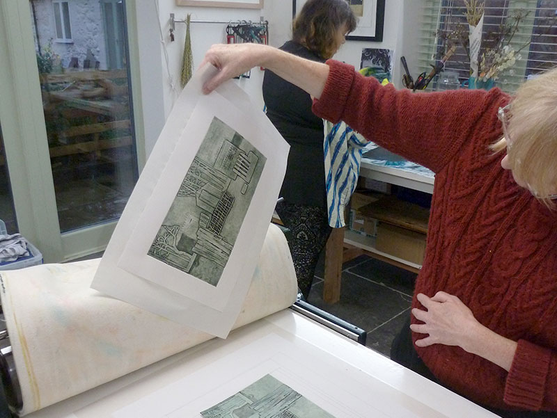 Collagraph Printing 01