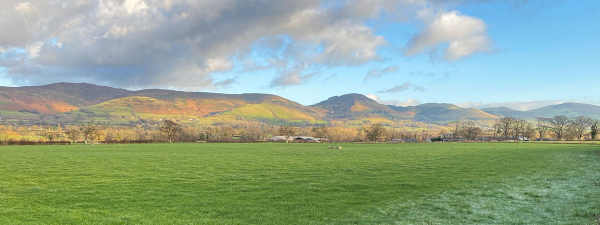    The Clwydian Range from the Vale of Clwyd.